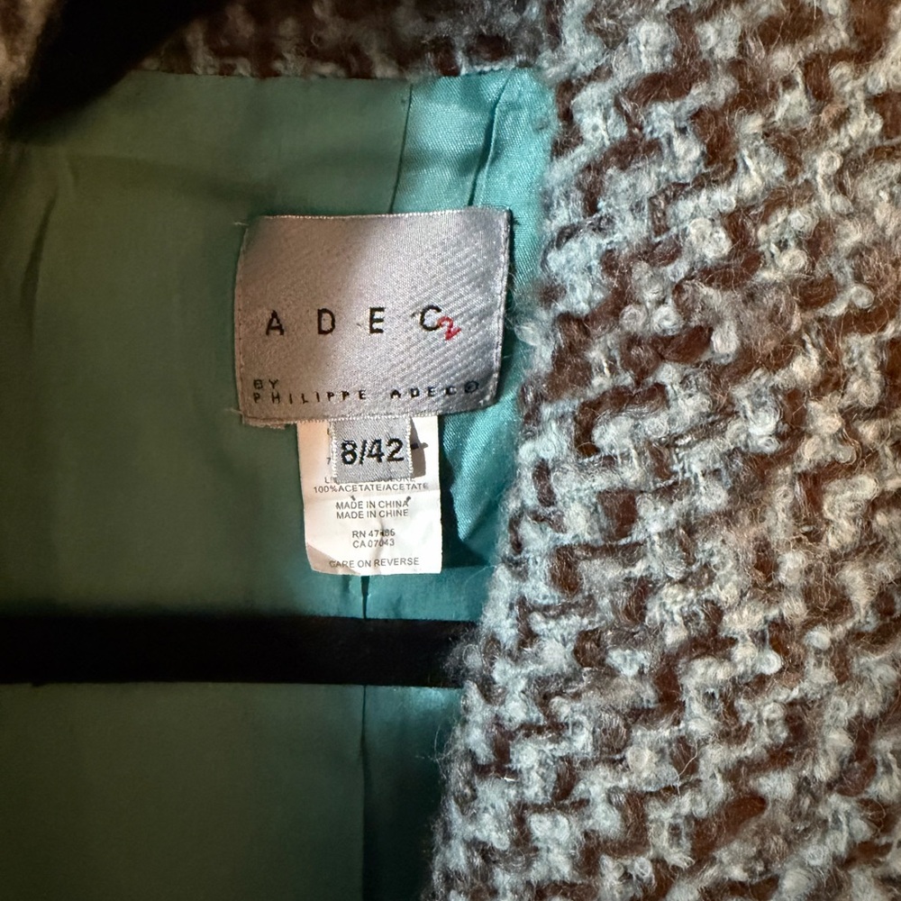 Grey Textured Knit Blazer - Picture 3 of 3